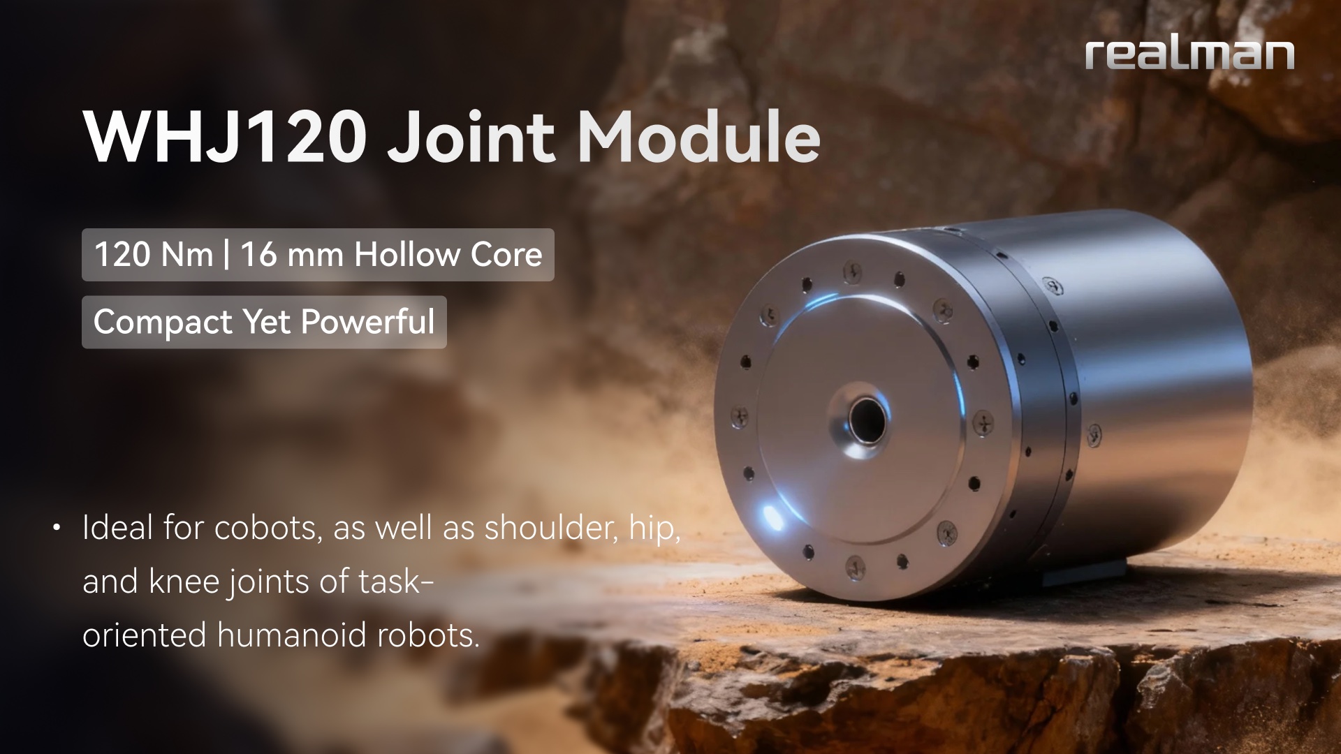 WHJ120 par elevado, diseño de núcleo hueco