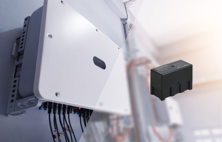 Los relés de 1500V de OMRON para precarga ahorran espacio y reducen la lista de materiales en sistemas de almacenamiento de energía y cargadores rápidos de VE