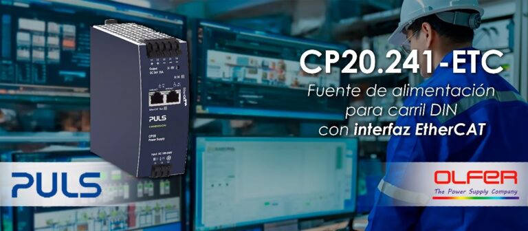 Fuente de alimentación para carril DIN con interfaz EtherCAT
