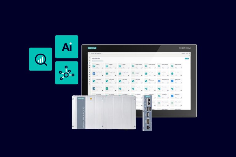 Siemens y HighByte colaboran en operaciones de datos industriales para escalar la IA industrial Industrial Edge visual apps and devices IEM 1 rgb