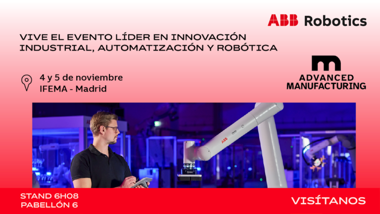 ABB Robotics presenta en Advanced Manufacturing Madrid 2026 sus últimas soluciones robóticas y digitales basadas en IA ABB Robotics presenta en Advanced Manufacturing Madrid 2026 sus últimas soluciones robóticas y digitales basadas en IA