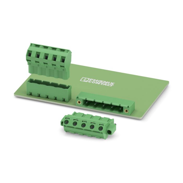 Conector para placa de circuito impreso inclinado GSMSTB 2,5 para espacios de montaje reducidos Conector para placa de circuito impreso inclinado